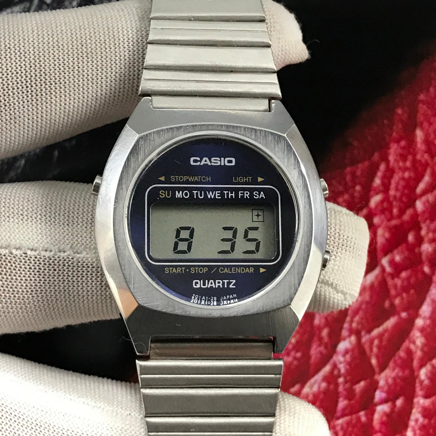 Vintage Casio 31QR-17 Digital LCD Chronograph "1980s" Japan Made Men's Watch