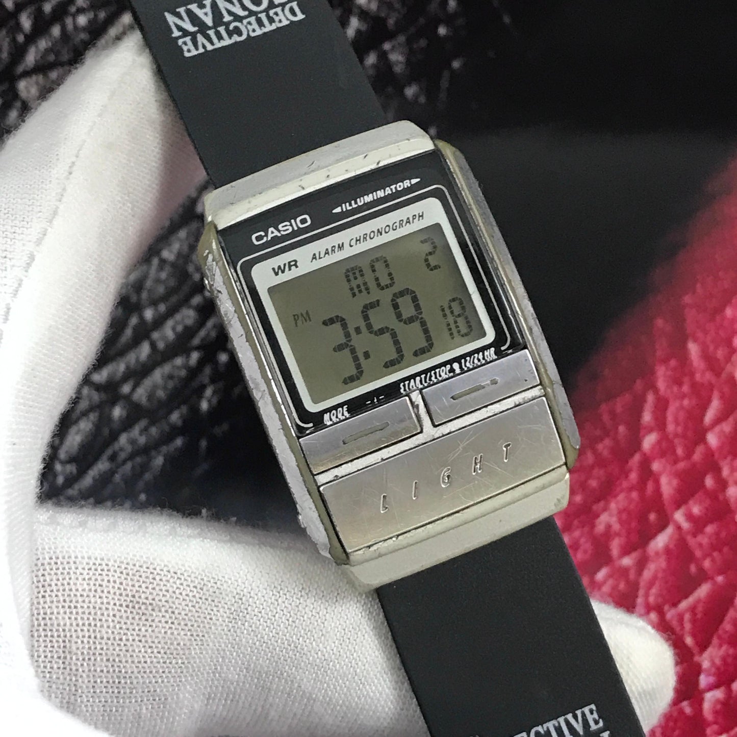 Vintage Casio A200 Digital LCD Chrono-Alarm 1990s "Malaysian" Men Watch Mod 1604