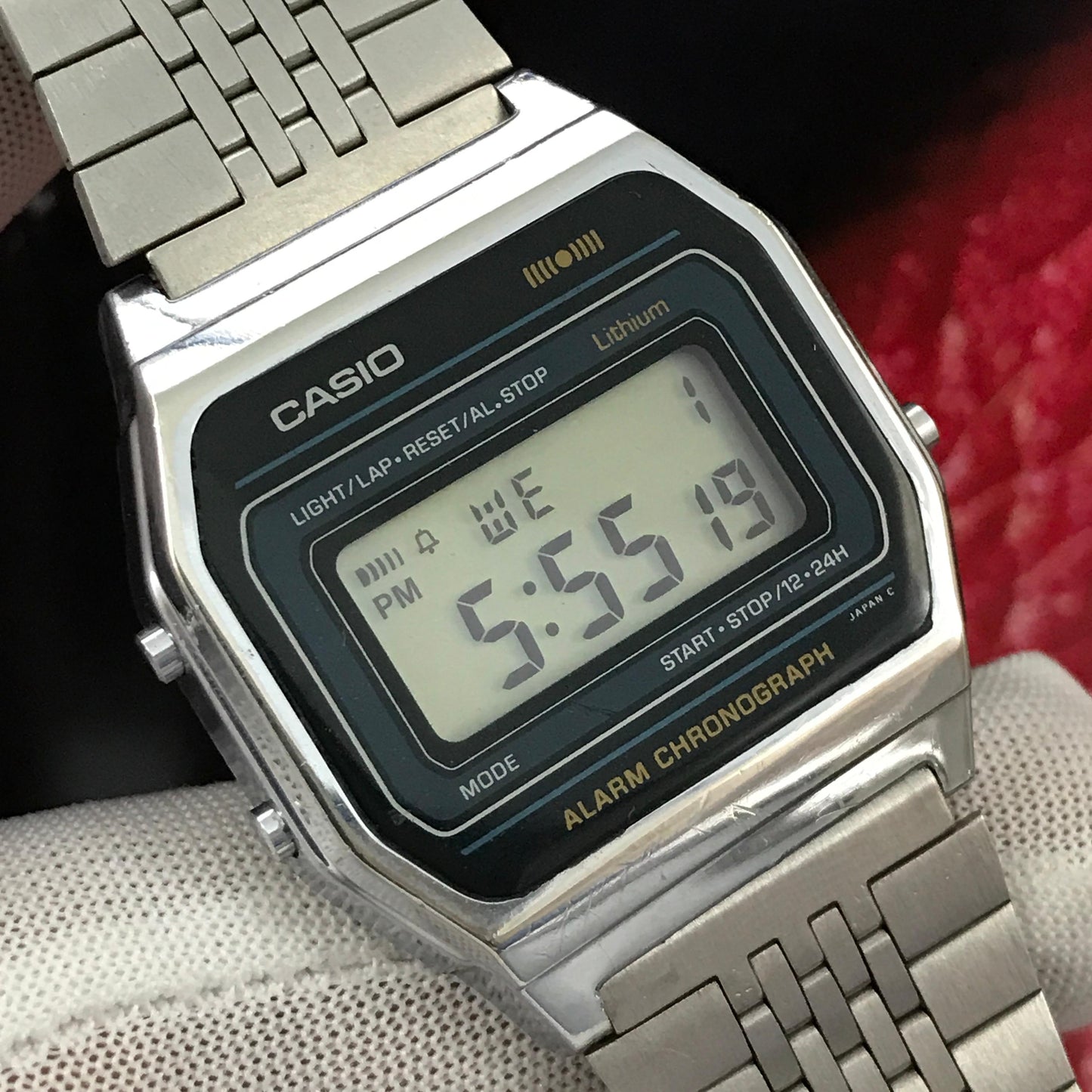 Vintage Casio A151 Digital Chrono-Alarm "1980s" Japan Made Men's Watch Mod. 415