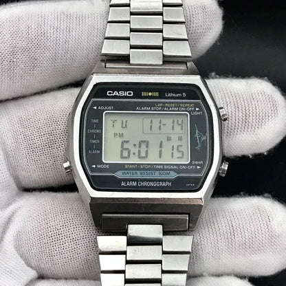 Vintage Casio Marlin Digital Chrono-Alarm "1980s" Japan Made Men's Watch.