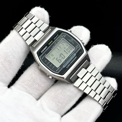 Vintage Casio Marlin Digital Chrono-Alarm "1980s" Japan Made Men's Watch.