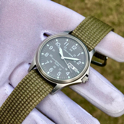 Vintage Seiko Alba Field Gear JDM "1980s" Japan Military Quartz Watch V743-8000