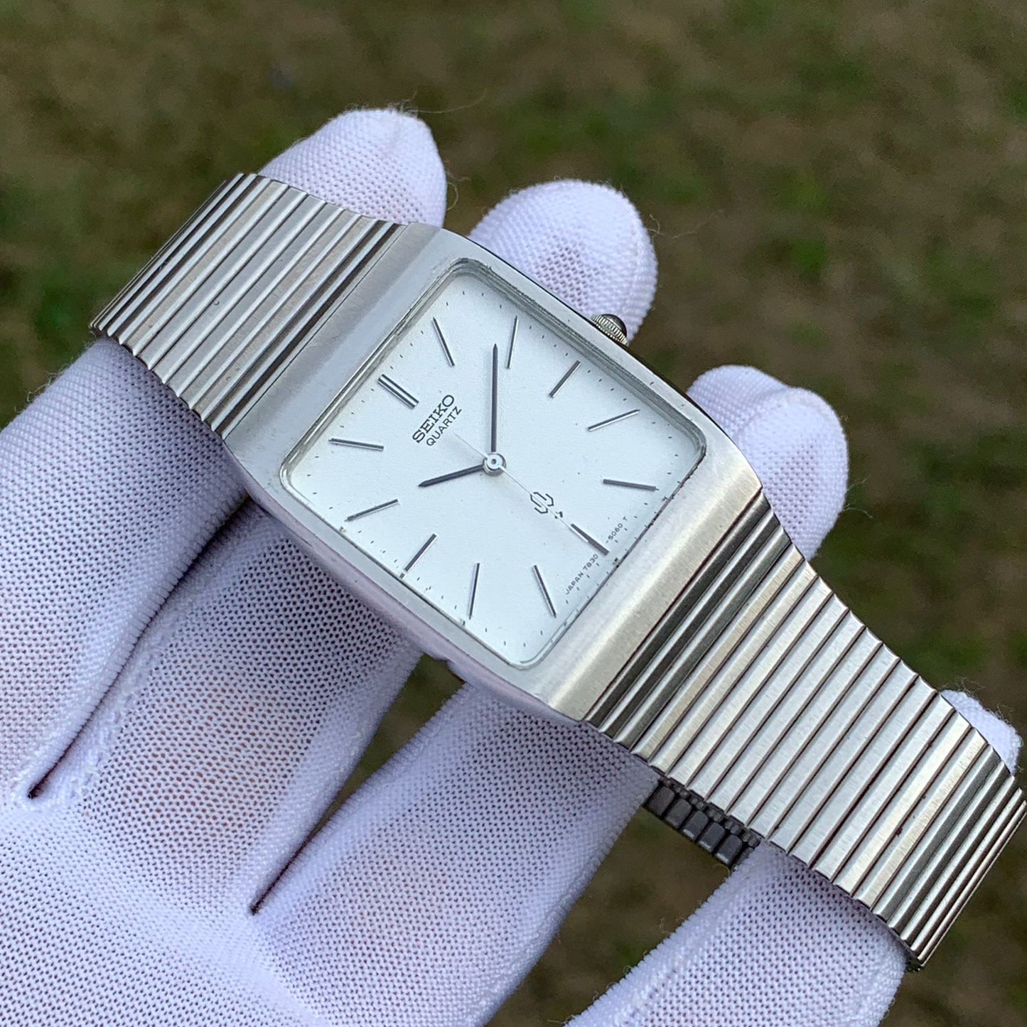 Vintage Seiko JDM Dress Formal Japan Made Men's Quartz Watch 7830-5050.
